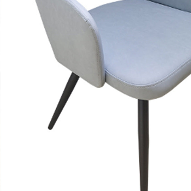Contemporary Style Arm Chair Open Back Dining Room Chair for Home