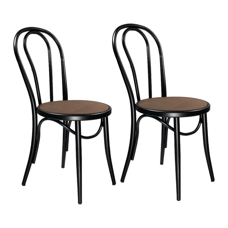 Industrial Kitchen Dining Side Chair Open Back Dining Side Chair