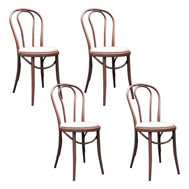 Industrial Kitchen Dining Side Chair Open Back Dining Side Chair