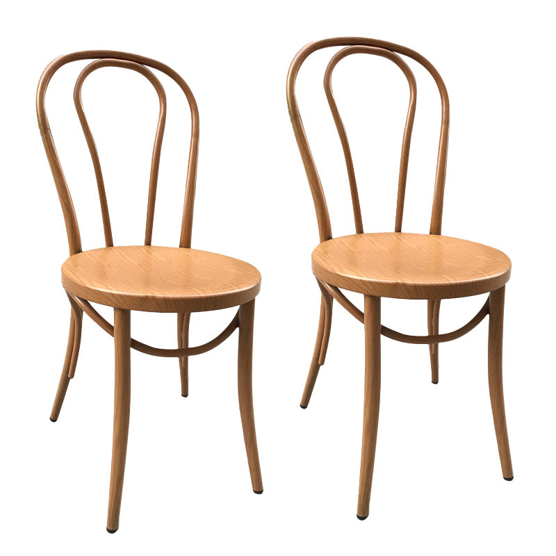 Industrial Kitchen Dining Side Chair Open Back Dining Side Chair