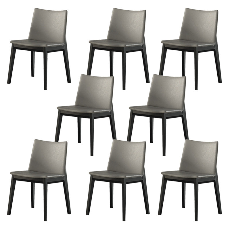 Traditional Style Chair Wood Solid Back Dining Room Chair for Dining Room