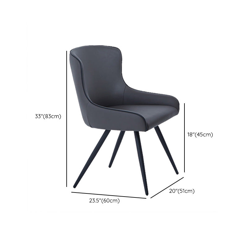 Contemporary Arm Chair Wingback Dining Room Chair for Indoor