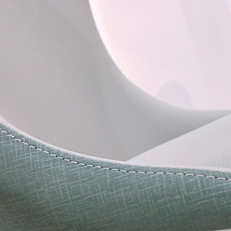 Contemporary Upholstered Dining Chairs Parsons Side Chair in Blue