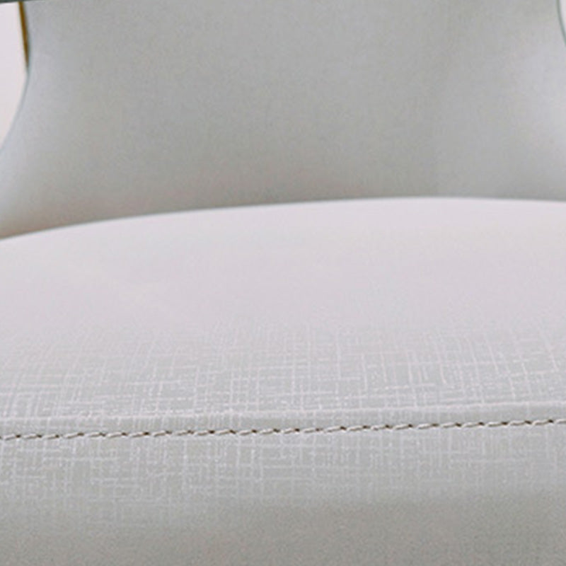 Contemporary Upholstered Dining Chairs Parsons Side Chair in Blue