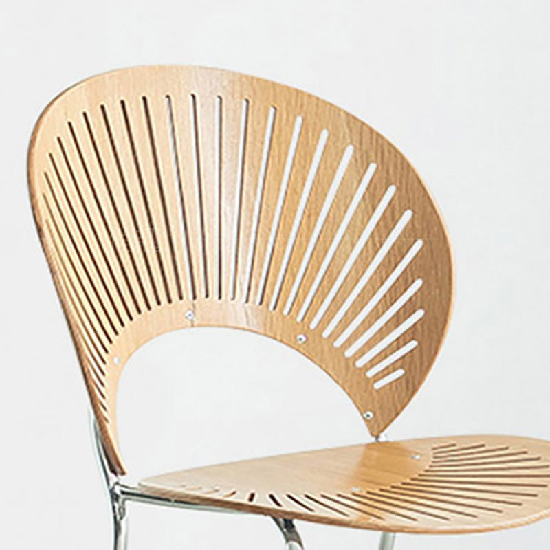 Industrial Metal Dining Room Chair Open Back Dining Chair for Restaurant Use