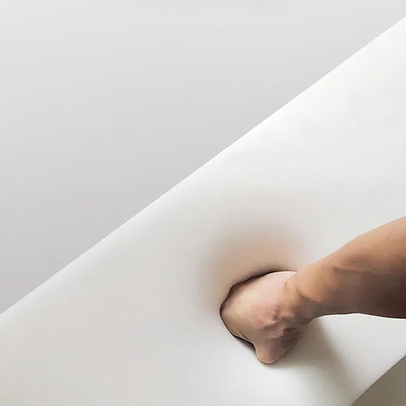 Modern Style Faux Leather Chair Armless Metal Side Chair for Home Use