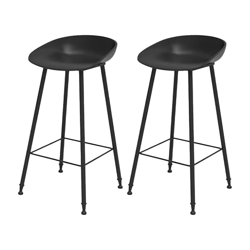 Industrial Counter Stool with Bucket Plastic Bar Stools for Restaurant
