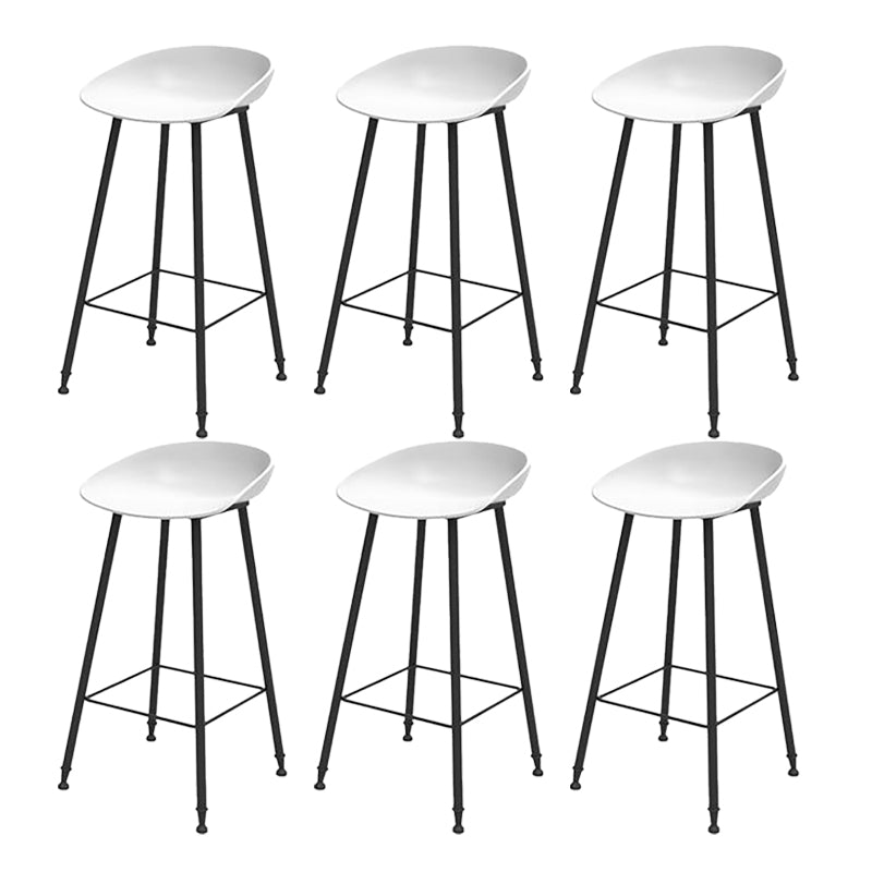 Industrial Counter Stool with Bucket Plastic Bar Stools for Restaurant