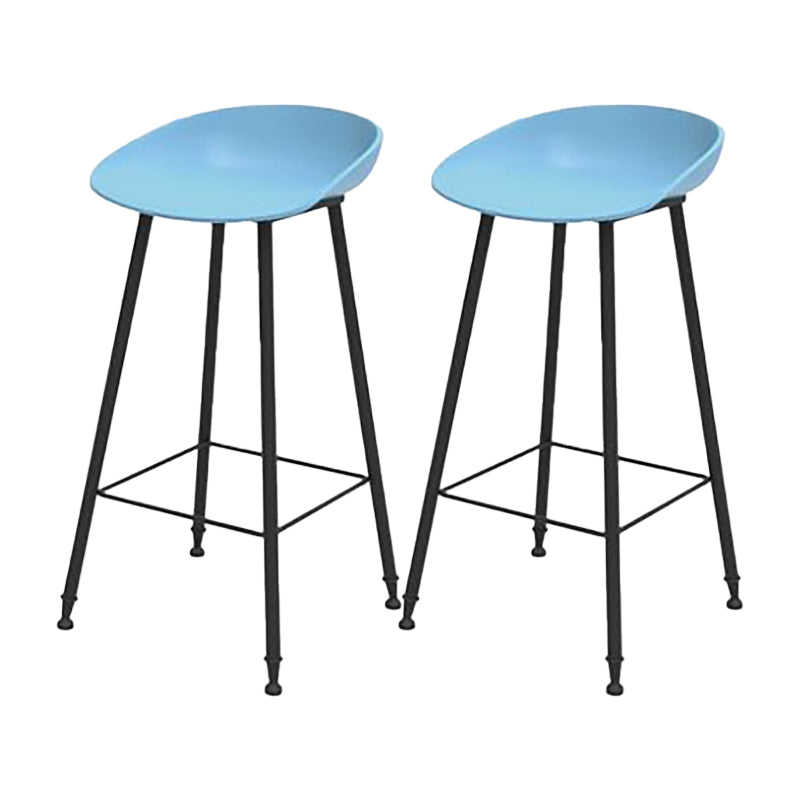 Industrial Counter Stool with Bucket Plastic Bar Stools for Restaurant