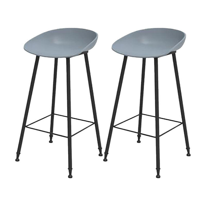 Industrial Counter Stool with Bucket Plastic Bar Stools for Restaurant