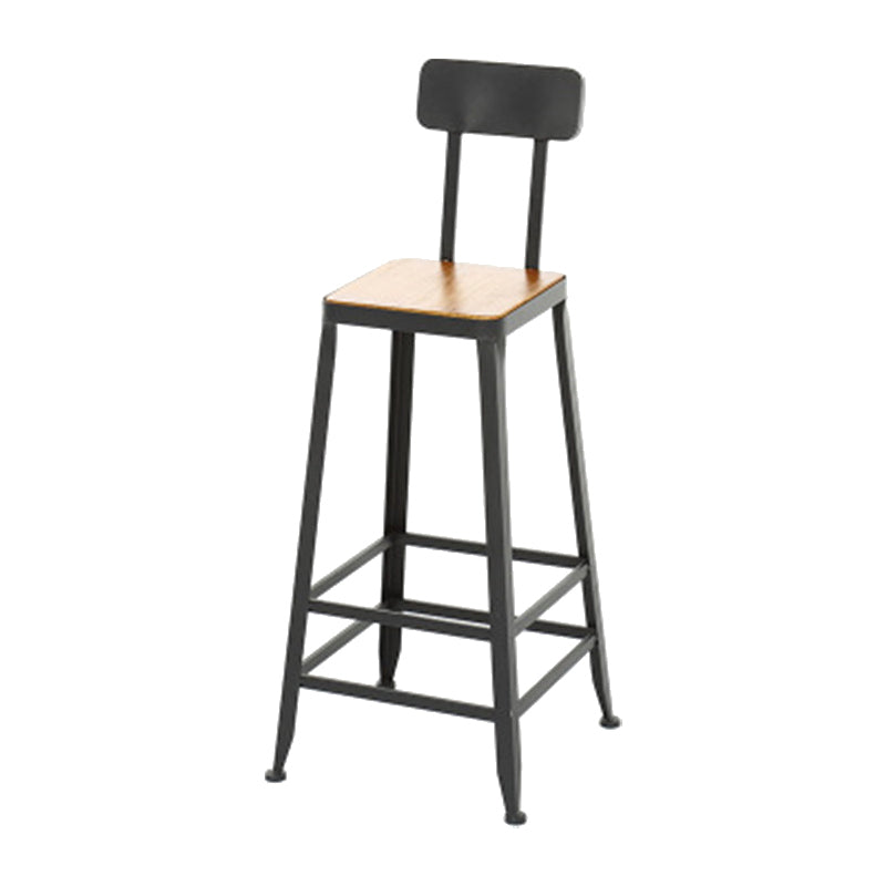 Contemporary Style Metal Bar-stool PU Leather Counter Bar Stool for Kitchen