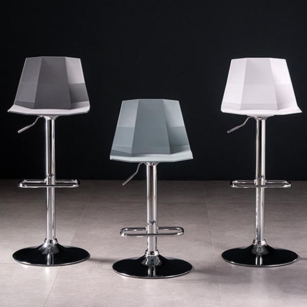 Industrial Adjustable Height Bar Stool Metal Bar Stool for Kitchen