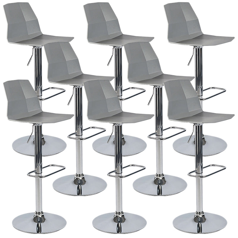 Industrial Adjustable Height Bar Stool Metal Bar Stool for Kitchen