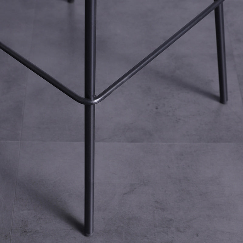 Modern Bar-stool Bucket Seat Counter Bar Stool with Metal Legs for Home Use