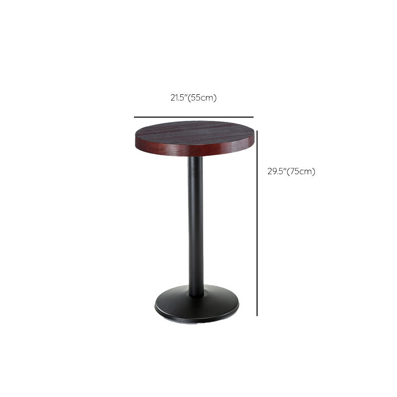 1/2/3 Pieces Industrial  Solid Wood Bar Table Set Round Counter Set for Home