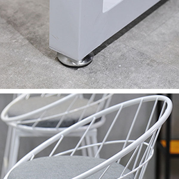 Industrial Bar Table Set 1/2/4/7 Pieces Solid Wood Counter Table Set for Indoor