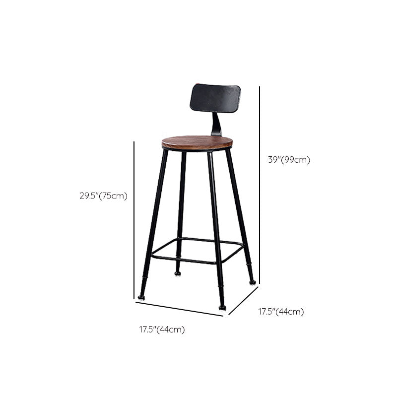 1/2/6/11 Bar Stool and Table Set Industrial Counter Height Set