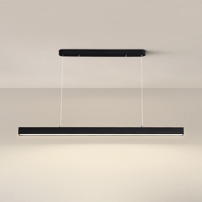 Modern Hanging Ceiling Light 1 Light Pendant Lighting Fixtures in Black Finish