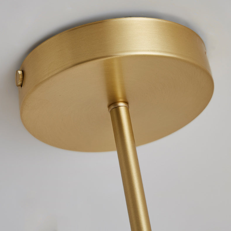 Multiple-Light Cylinder Island Pendant Modern Metal Island Lighting