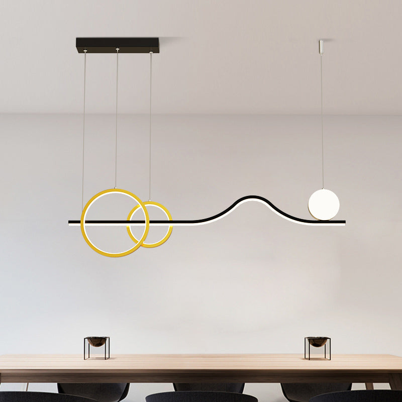 Modern Hanging Ceiling Light 4 Light Pendant Lighting Fixtures for Dining Room