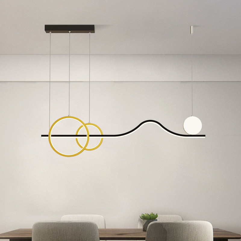 Modern Hanging Ceiling Light 4 Light Pendant Lighting Fixtures for Dining Room