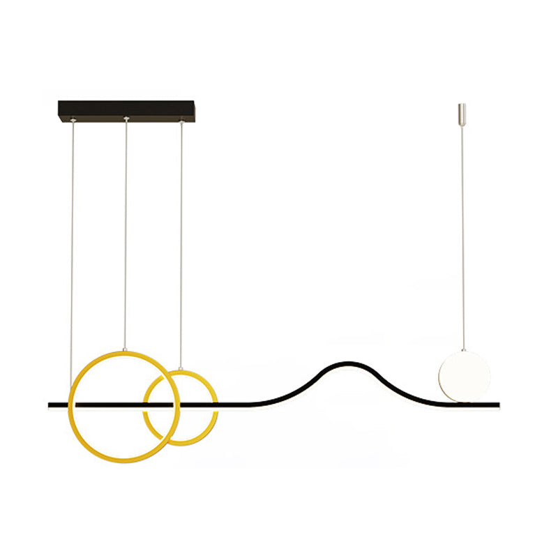 Modern Hanging Ceiling Light 4 Light Pendant Lighting Fixtures for Dining Room