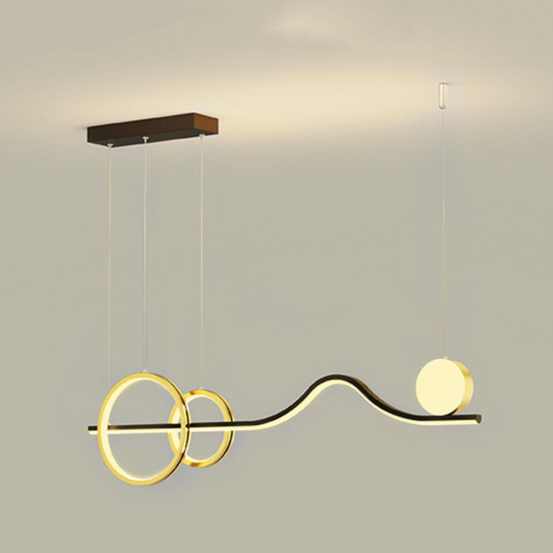 Modern Hanging Ceiling Light 4 Light Pendant Lighting Fixtures for Dining Room