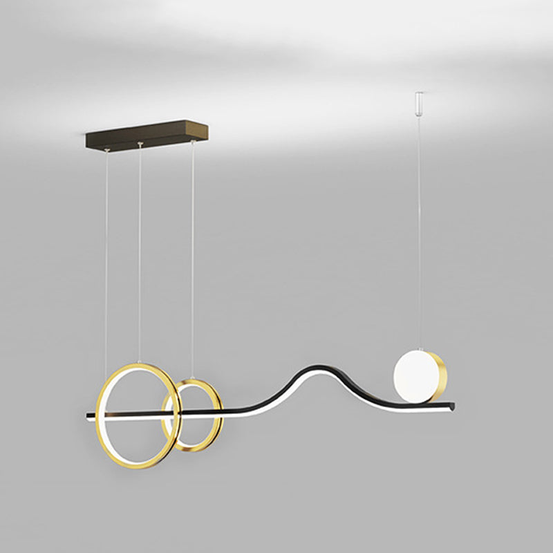 Modern Hanging Ceiling Light 4 Light Pendant Lighting Fixtures for Dining Room