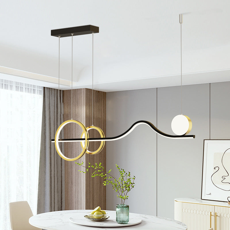 Modern Hanging Ceiling Light 4 Light Pendant Lighting Fixtures for Dining Room