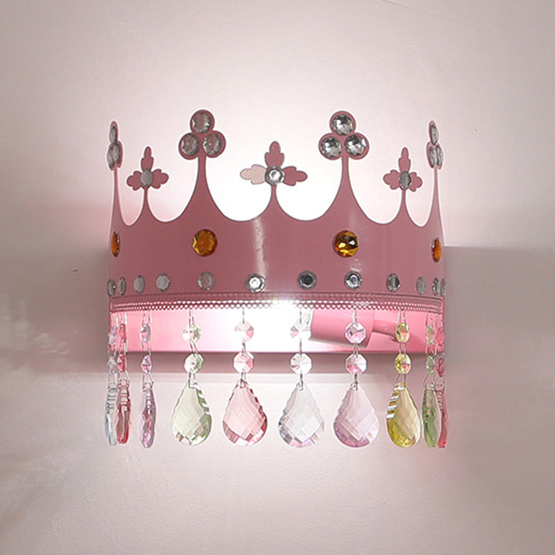 Nordic Style Wall Mount Light Crown Shape Wall Lamp for Children's Room