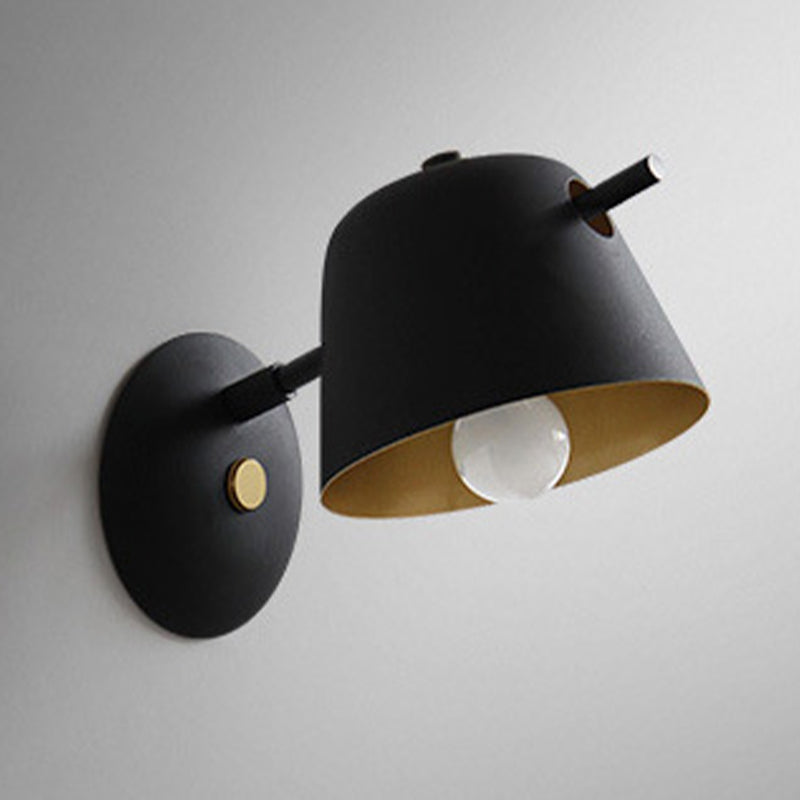 Modern Style Empire Shape Wall Light Metal 1 Light Sconces for Bedroom