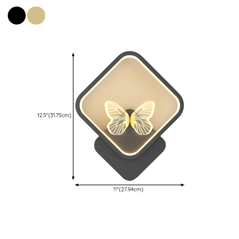 Nordic Style Iron Wall Light Geometry Shape Wall Lamp for Children's Room