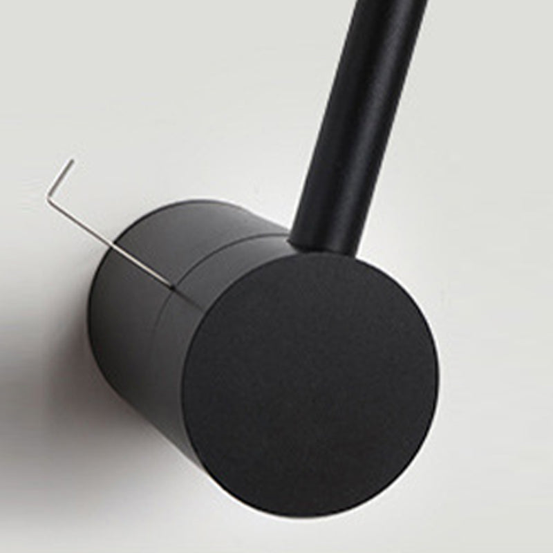 Single Modernism Black Wall Mounted Sconce LED Wall Light for Bedroom