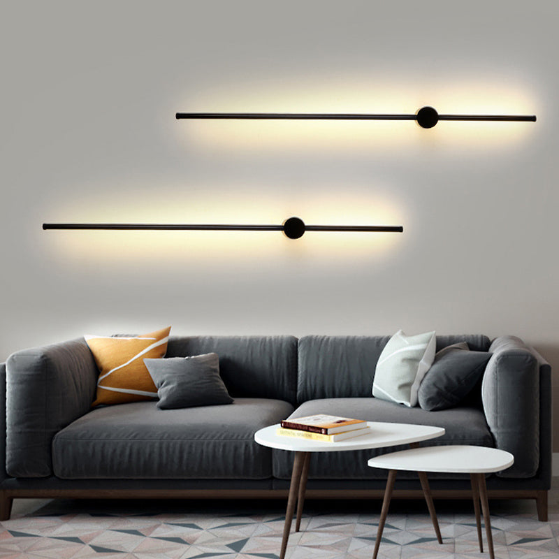 Single Modernism Black Wall Mounted Sconce LED Wall Light for Bedroom