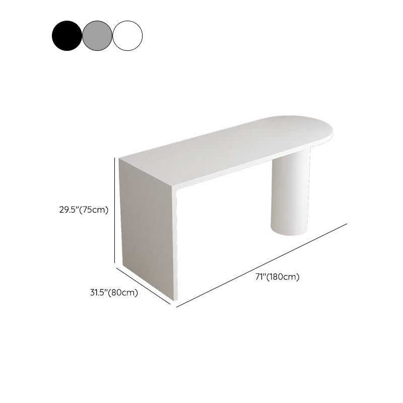 Contemporary Bar Table Solid Wood Specialty Pub Table for Breakroom