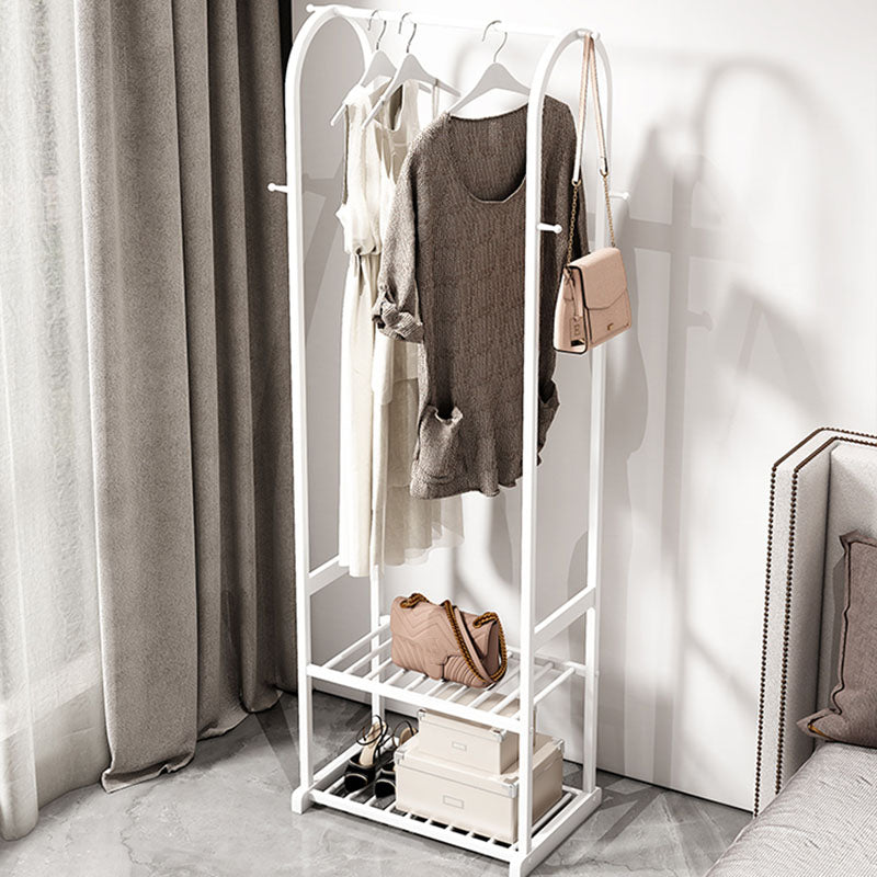 Luxurious Plain Coat Rack Coat Hooks Metal Coat Rack with Storage Shelving