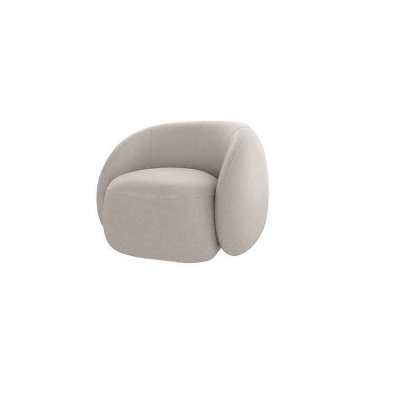 Contemporary Faux Leather Tight Back Sofa with Tuxedo Arm in White