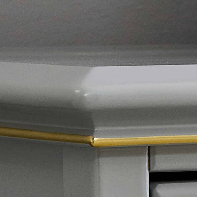 15.6-inch W Traditional Dresser Solid Wood Storage Chest with 3/4/5 Drawers