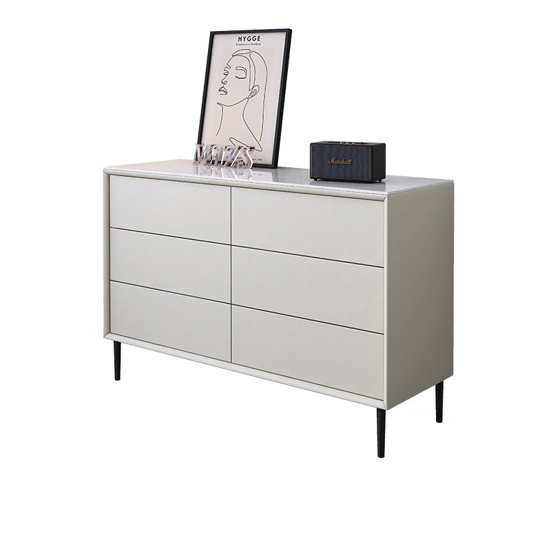 Contemporary Bedroom Wooden Storage Chest 15.7"Wide Chest with Drawers