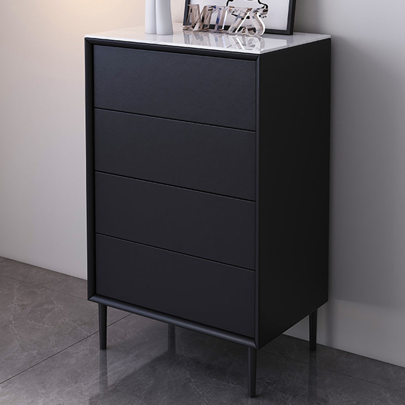 Contemporary Bedroom Wooden Storage Chest 15.7"Wide Chest with Drawers
