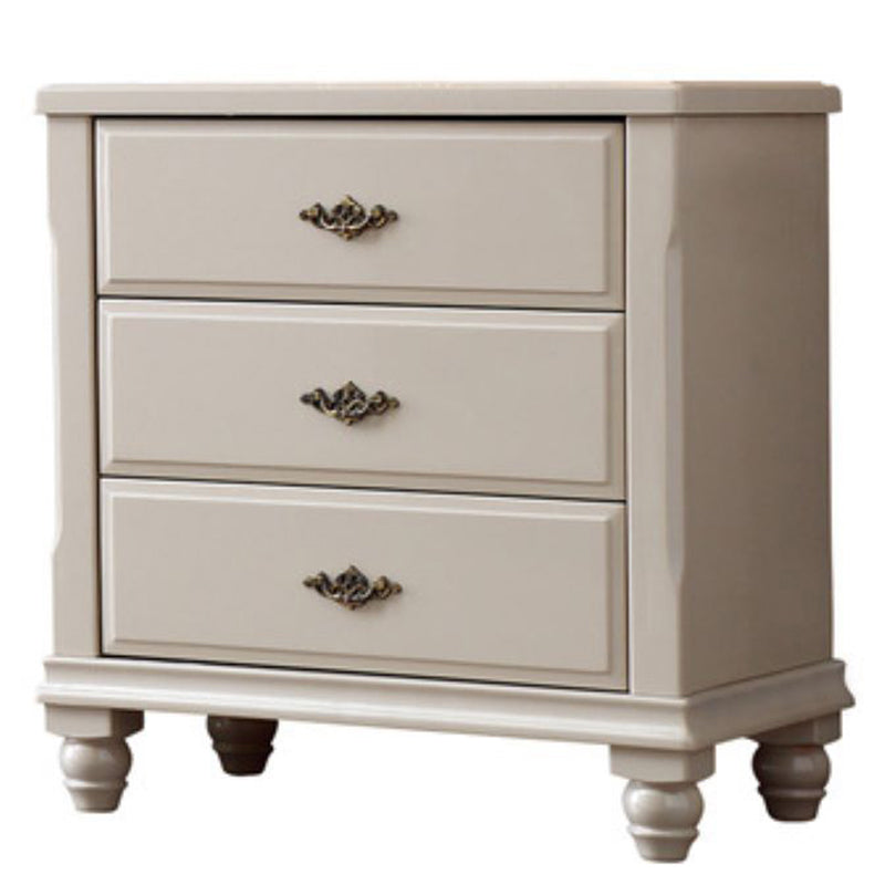 Traditional Storage Chest Solid Wood Storage Chest Dresser with 3/4 Drawers