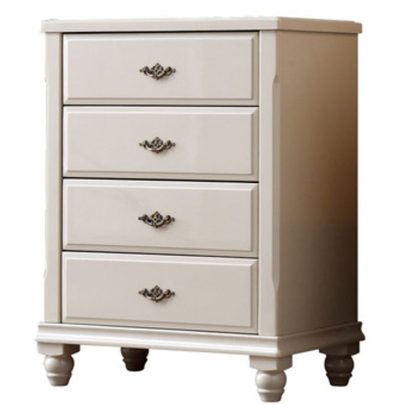 Traditional Storage Chest Solid Wood Storage Chest Dresser with 3/4 Drawers
