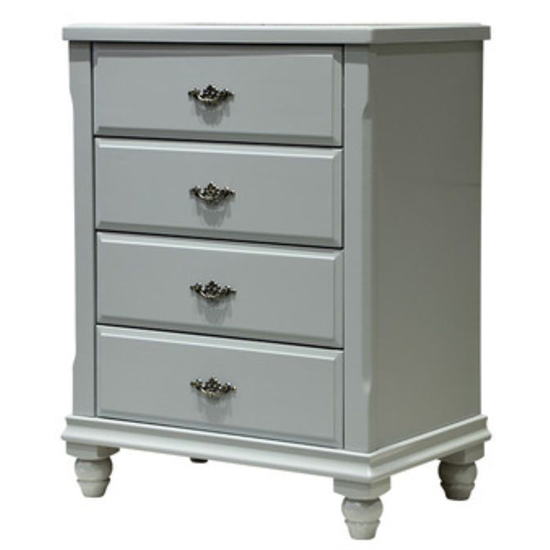 Traditional Storage Chest Solid Wood Storage Chest Dresser with 3/4 Drawers