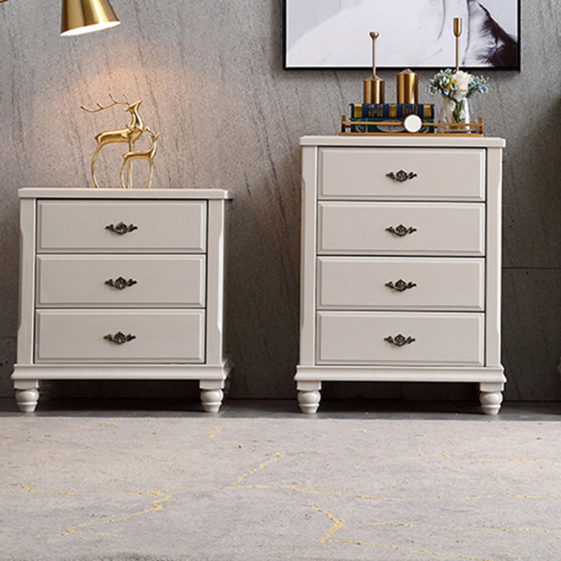 Traditional Storage Chest Solid Wood Storage Chest Dresser with 3/4 Drawers