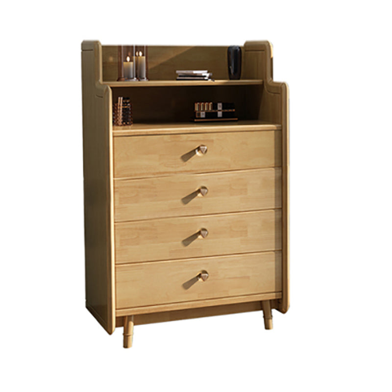Solid Wood Storage Chest Modern Storage Chest Dresser with 3/4/5 Drawers