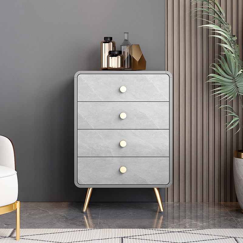 Glam Dresser Manufactured Wood Storage Chest with 3/4/5 Drawers