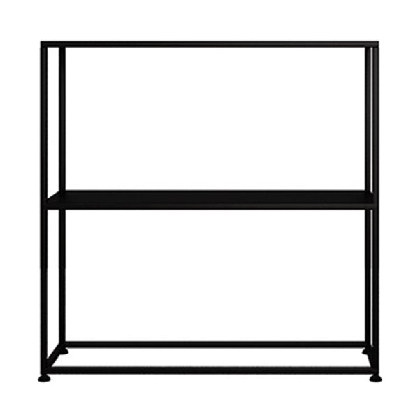 31.5" Tall Modern Console Table 2-shelf Iron Accent Table for Hall