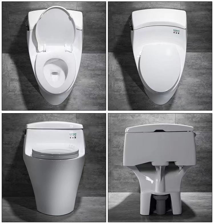 Porcelain Siphon Jet Toilet Floor Mounted One Piece Toilet Urine Toilet