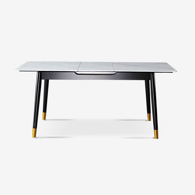 Rectangle Sintered Stone Kitchen Table Home Extendable Dining Table