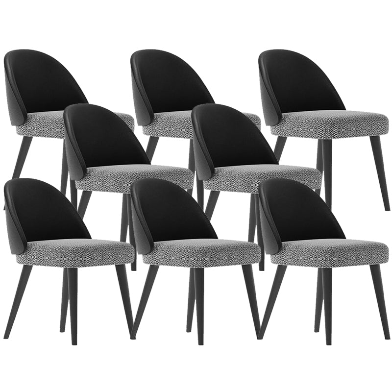 Upholstered Dining Chairs Contemporary Kitchen Dining Chairs with Wood Legs